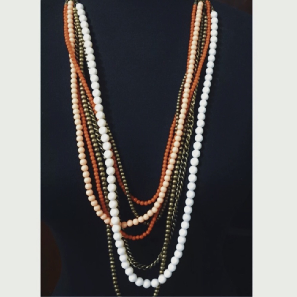 BOHO Premier Multi -Strand Statement Necklace - Picture 2 of 5
